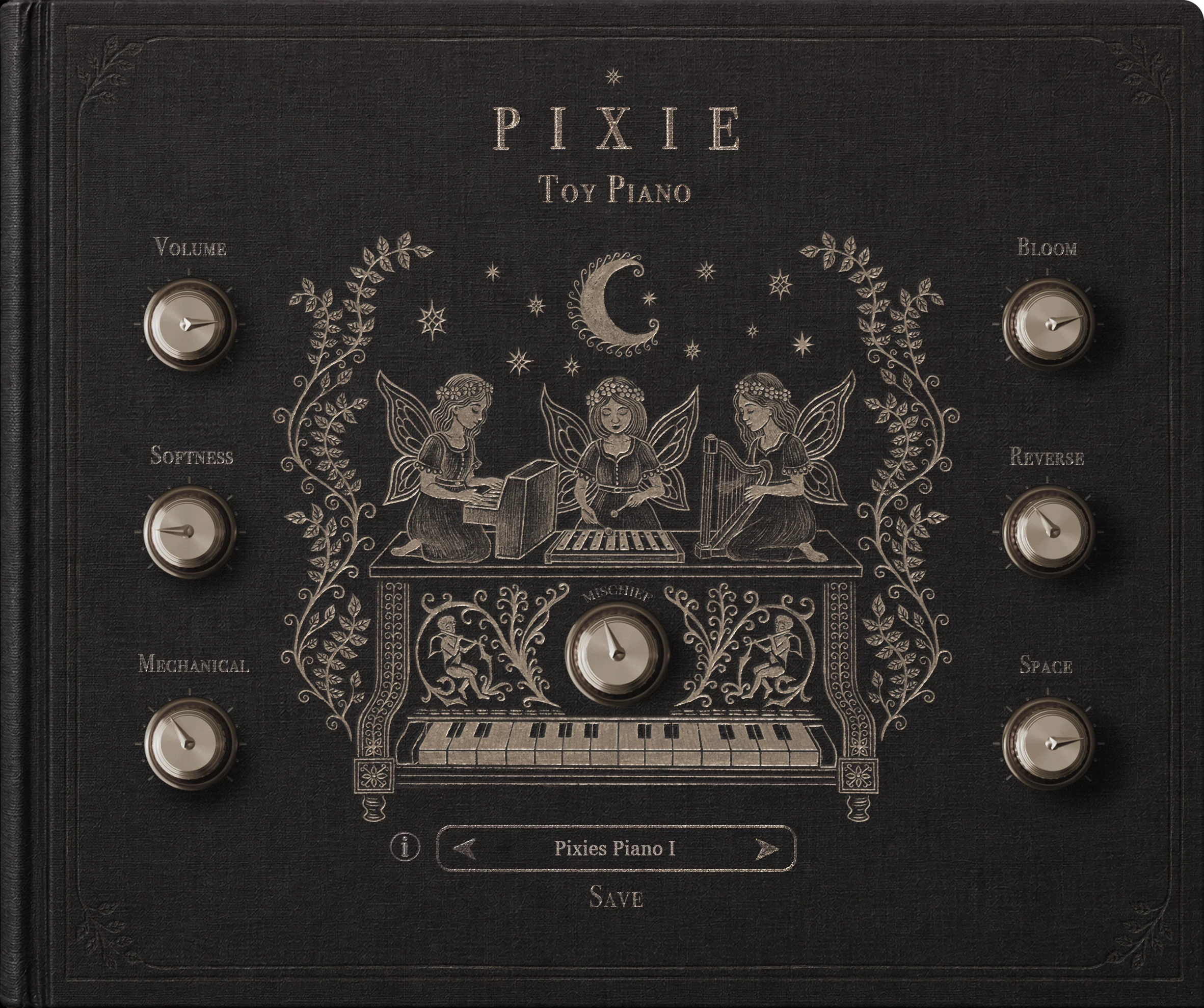 PIXIE Toy Piano VST interface