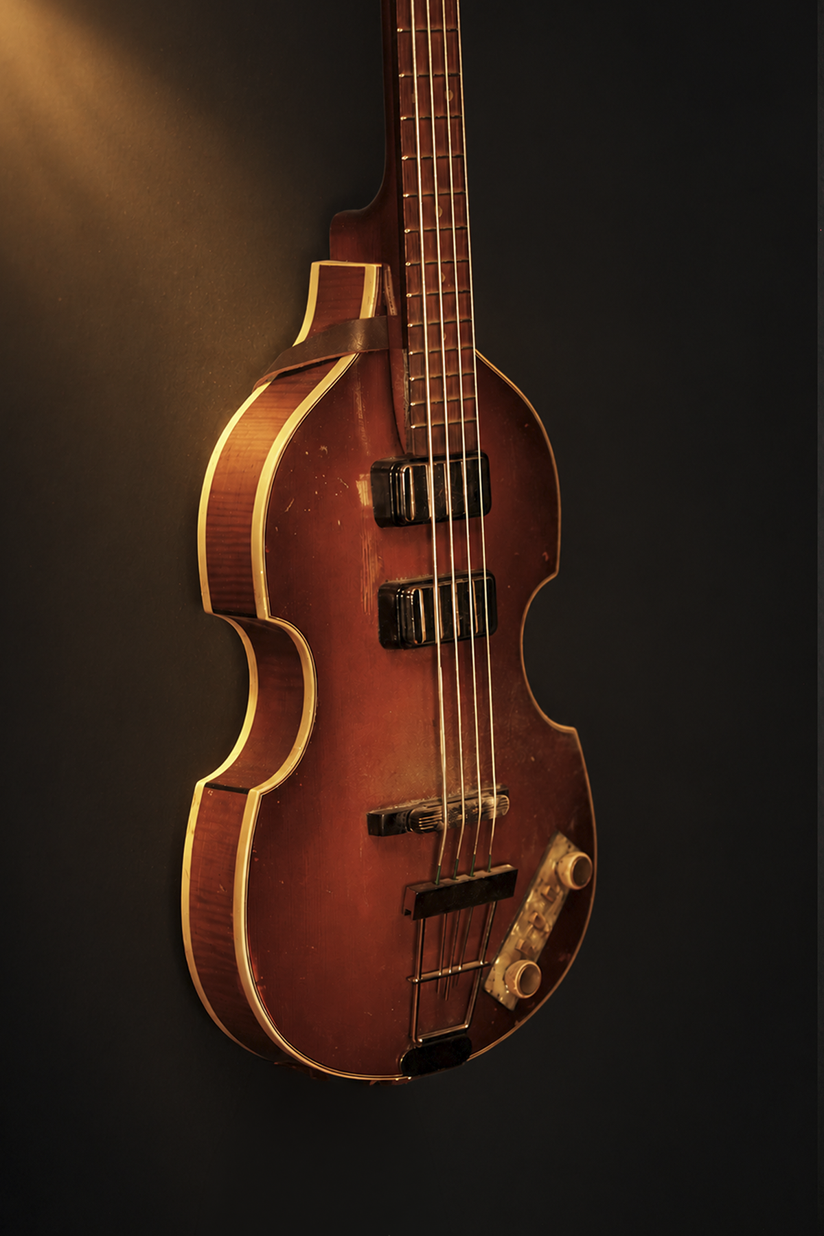Höfner violin bass used to create FAUN